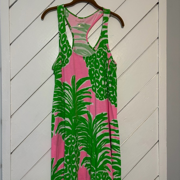 Lilly Pulitzer Dresses & Skirts - Lilly Pulitzer Pink and Green Mini Dress